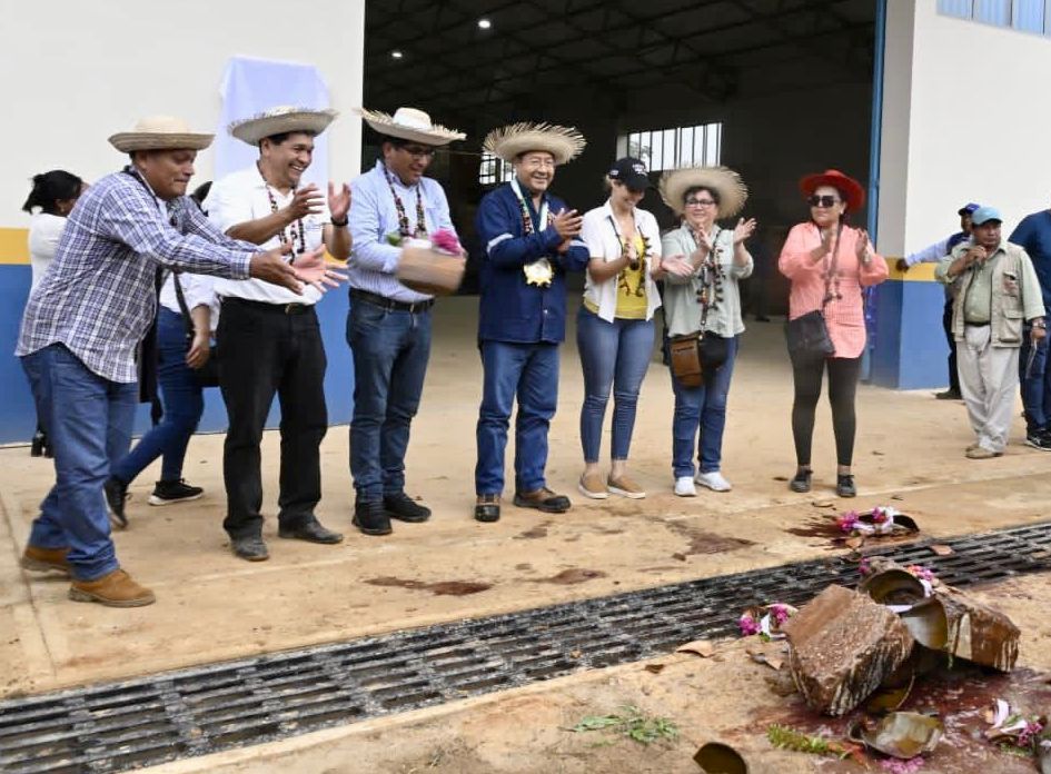 El presidente Luis Arce entregó este viernes en Cobija una nueva infraestructura construida con una inversión de Bs 4,2 millones en predios de ZofraCobija.
